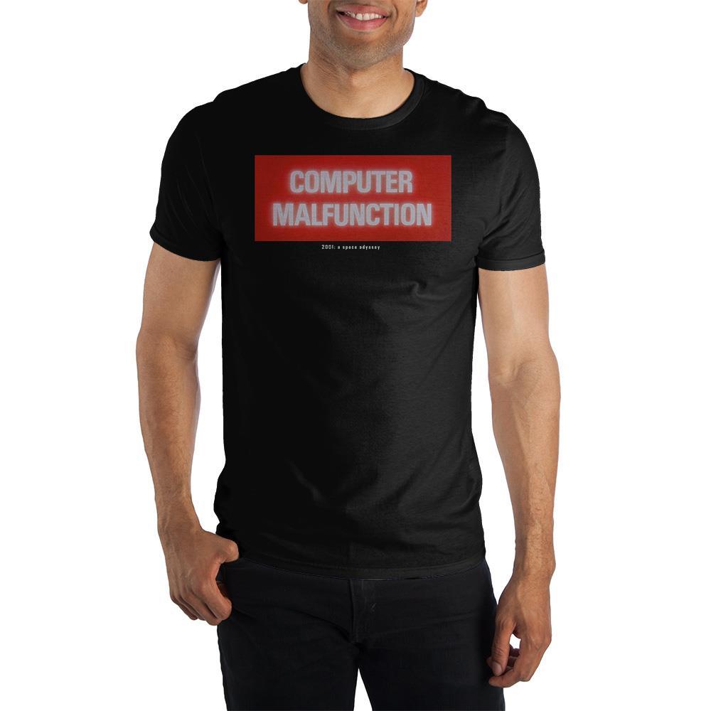 2001 A Space Odyssey Computer Malfunction T Shirt For Men