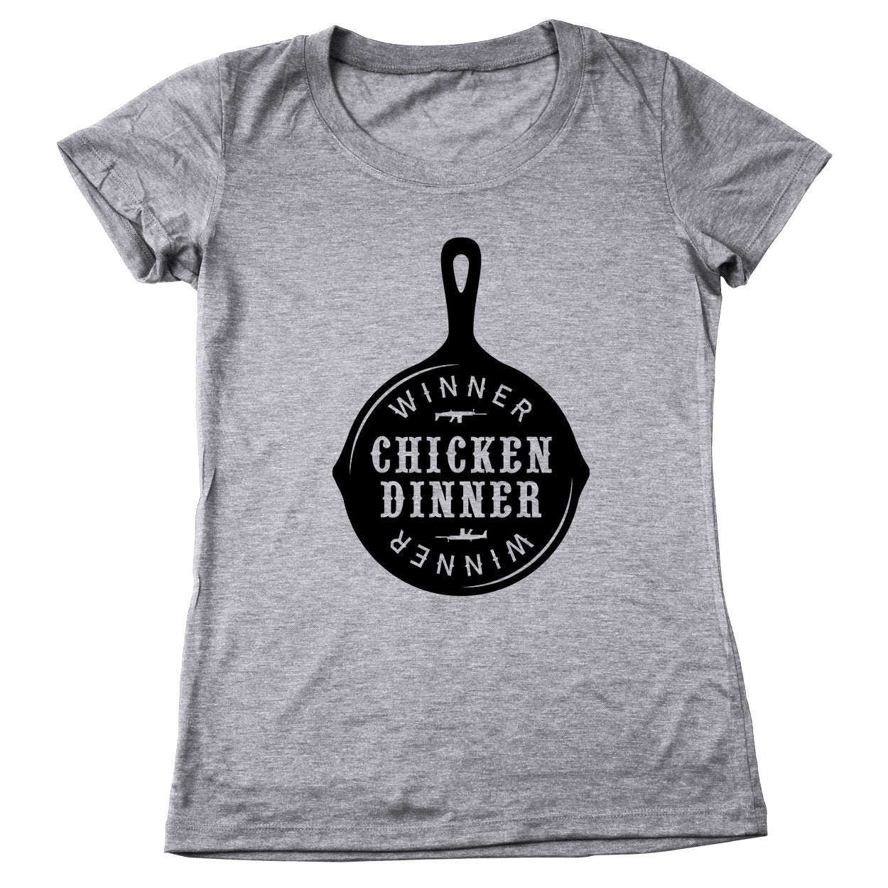 Battleground Chicken Dinner Women's Relaxed Fit Tri-Blend T-Shirt