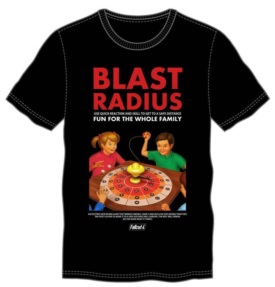 Blast Radius Board Game Men's Black T-Shirt