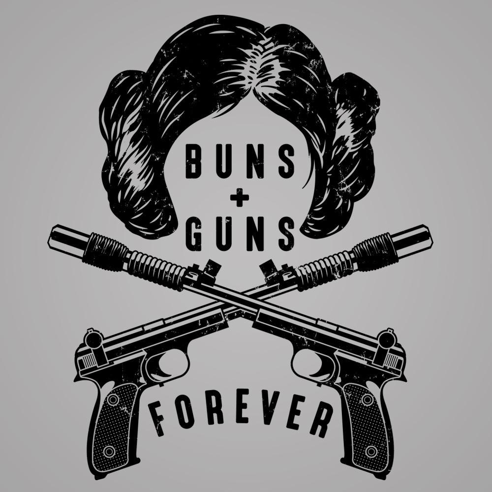 Buns Guns Forever Men's Tri-Blend T-Shirt
