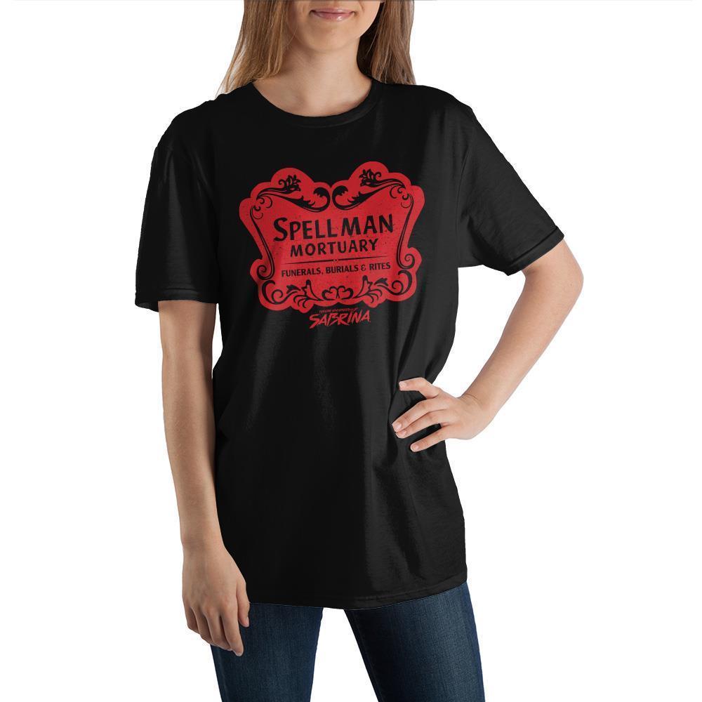 Chilling Adventures of Sabrina Spellman Mortuary Crew Neck Short Sleeve T shirt