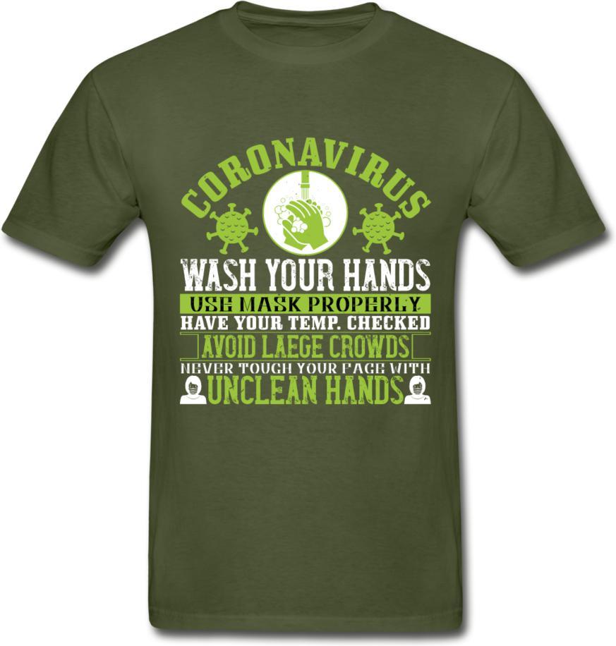 Covid Common Sense- Adult Tagless T-Shirt - military green