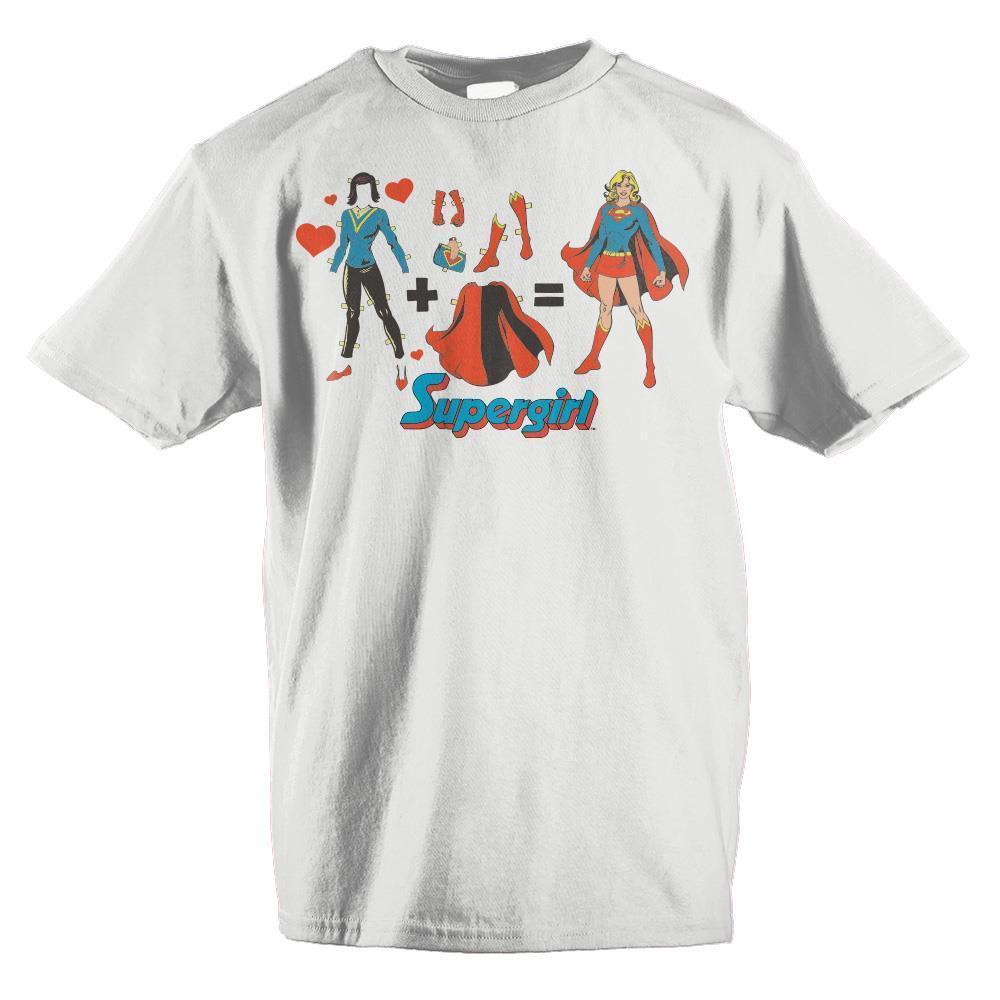 DC Comics Supergirl Outfit Equation Girls T-Shirt