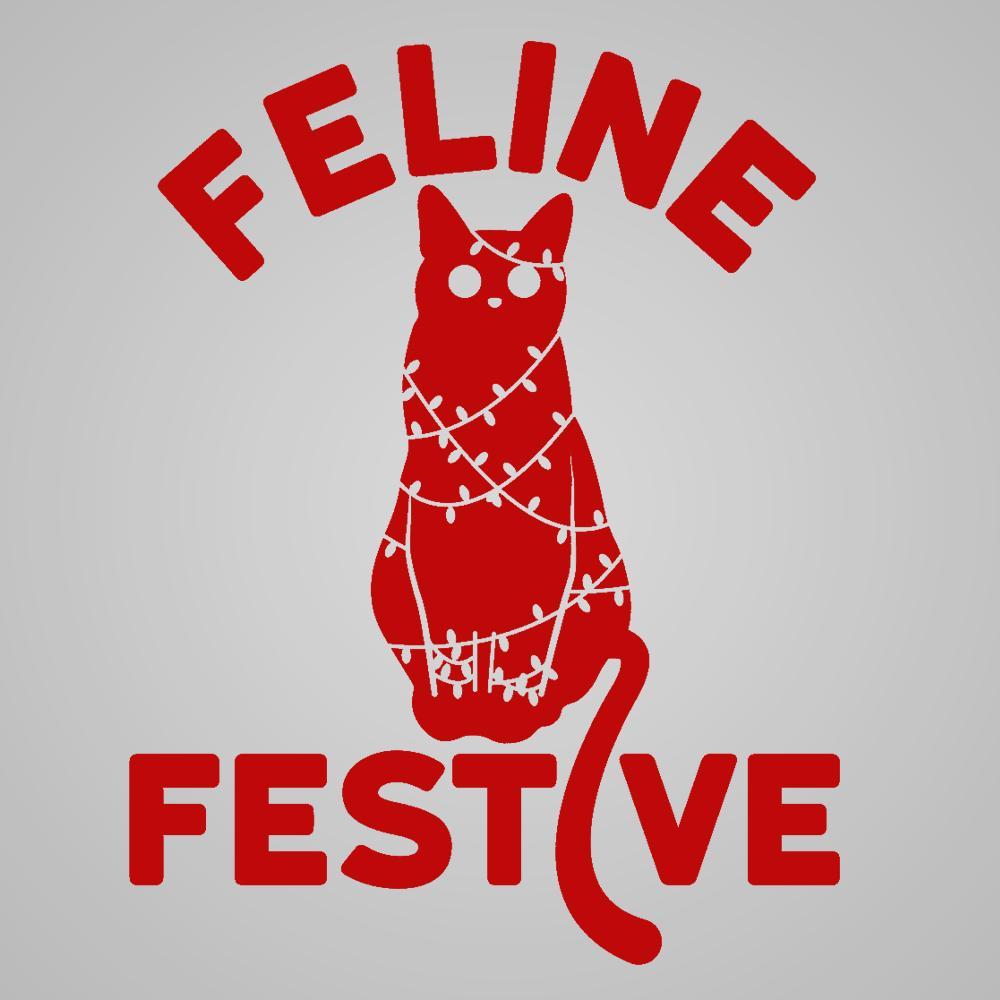 Feline Festive Crewneck Sweatshirt