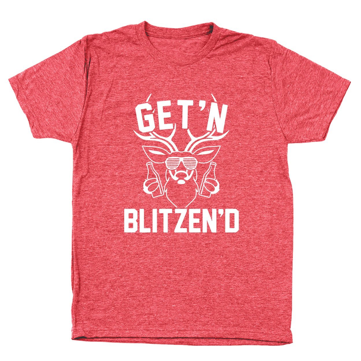 Gettin Blitzened Men's Tri-Blend T-Shirt
