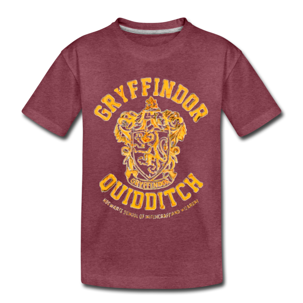 Gryffindor House Pride-Kids' Premium T-Shirt - heather burgundy