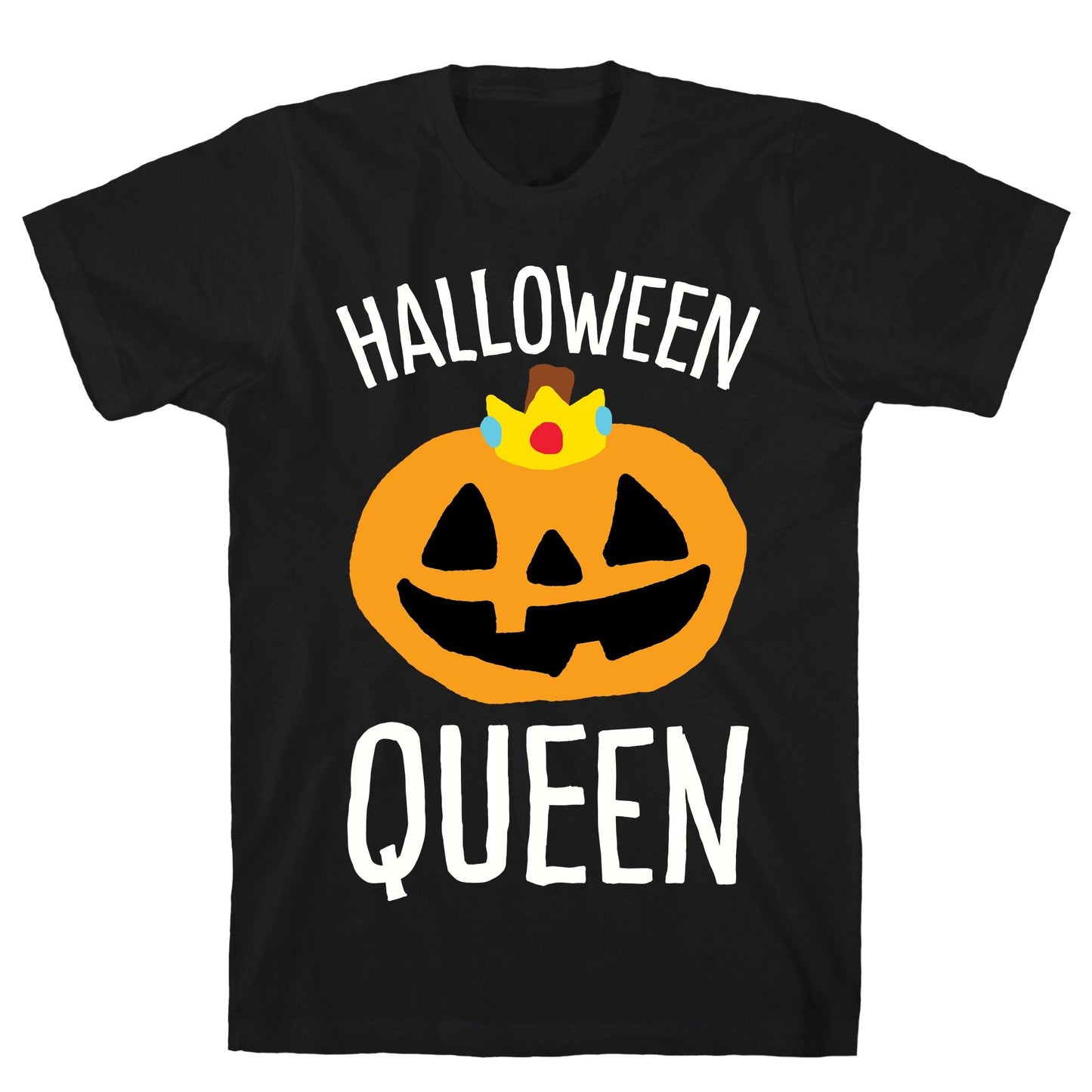 Halloween Queen Black Unisex Cotton Tee