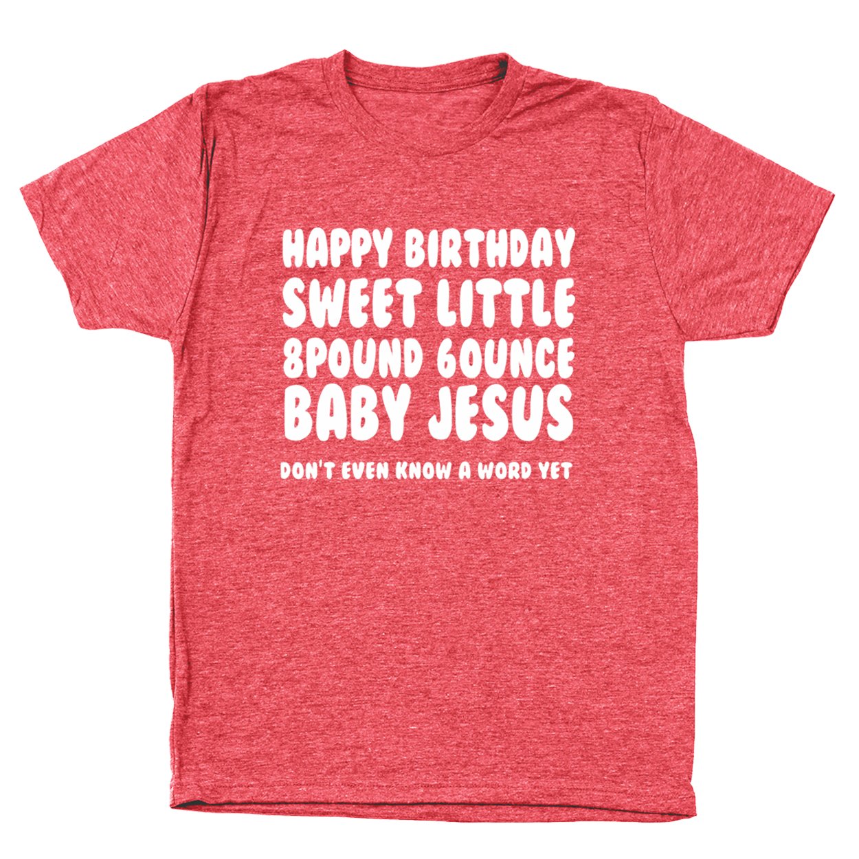 Happy Birthday Baby Jesus Men's Tri-Blend T-Shirt