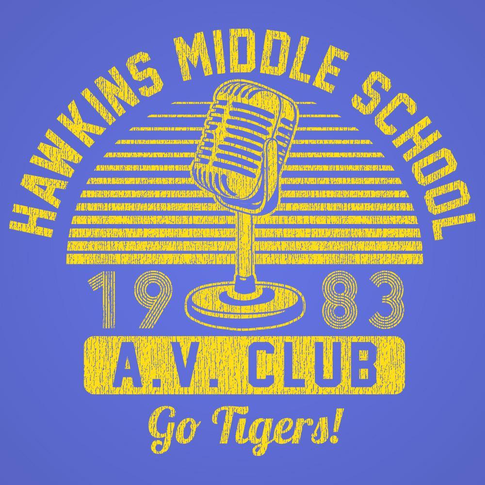 Hawkins Middle School Av Club Men's T-Shirt