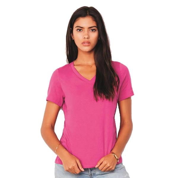 Hello Is It Me Women's Relaxed Fit V-Neck Tri-Blend T-Shirt