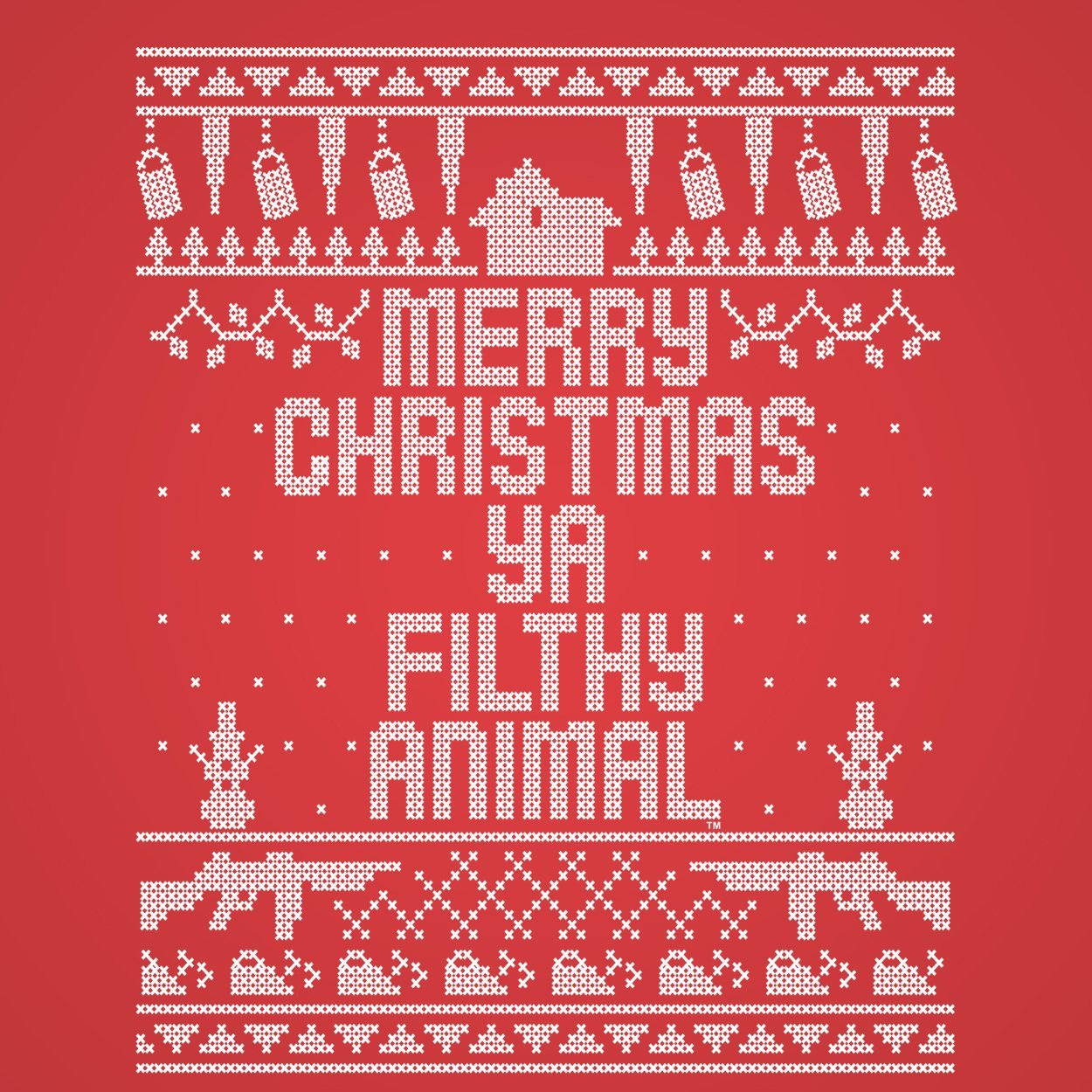 Home Merry Christmas Ya Filthy Animal Women's Relaxed Fit Tri-Blend T-Shirt