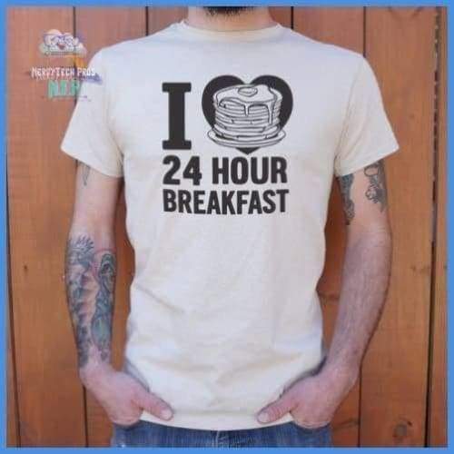 I Heart 24-Hour Breakfast (Mens)