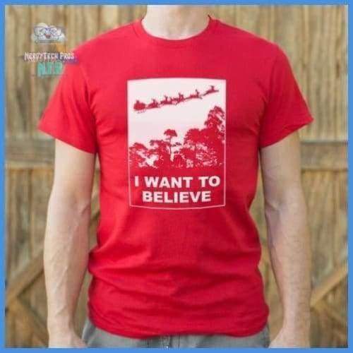 I Want To Believe In Santa (Mens)