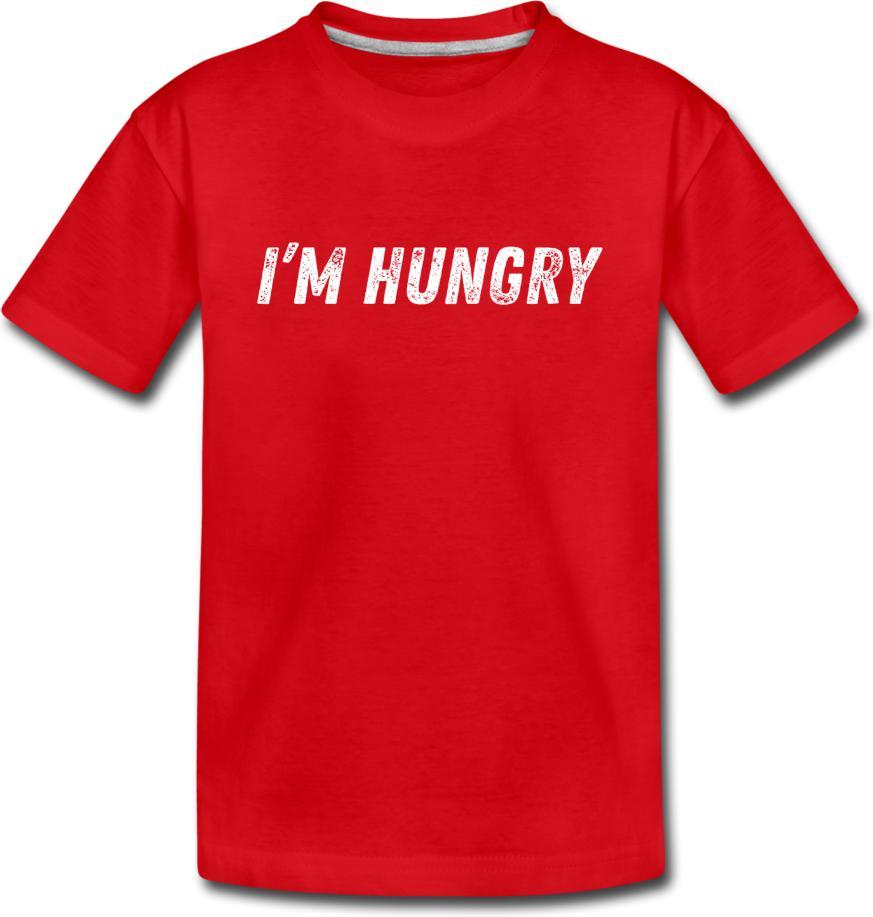 I’m Hungry-Kids' Premium T-Shirt - red