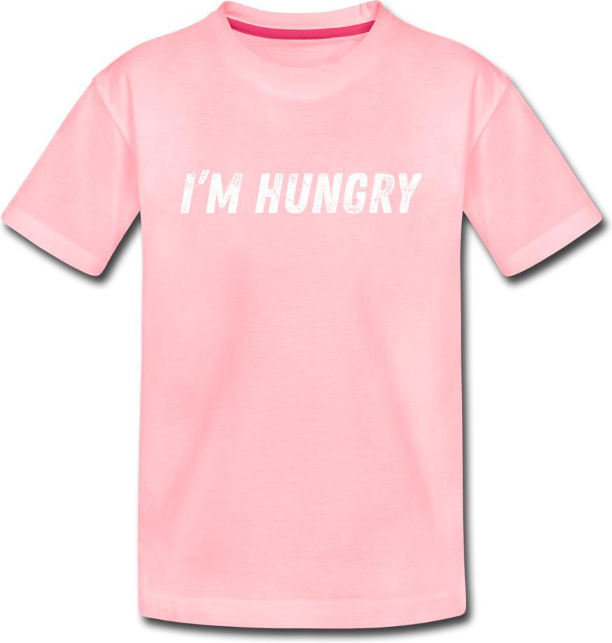 I’m Hungry-Kids' Premium T-Shirt - pink