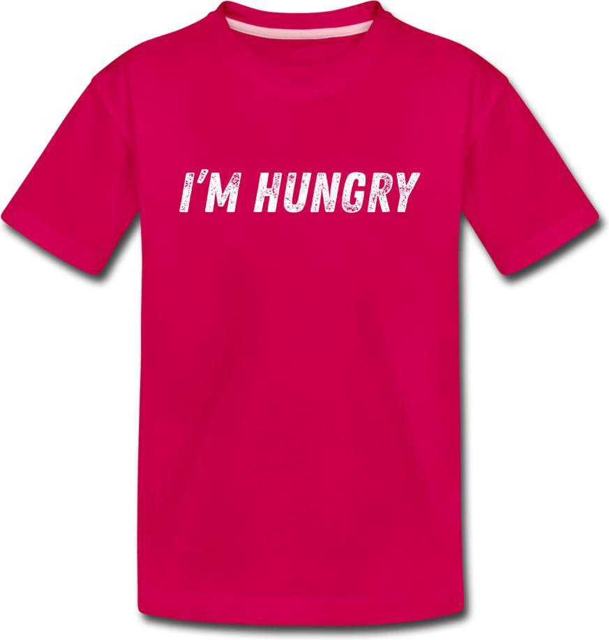 I’m Hungry-Kids' Premium T-Shirt - dark pink