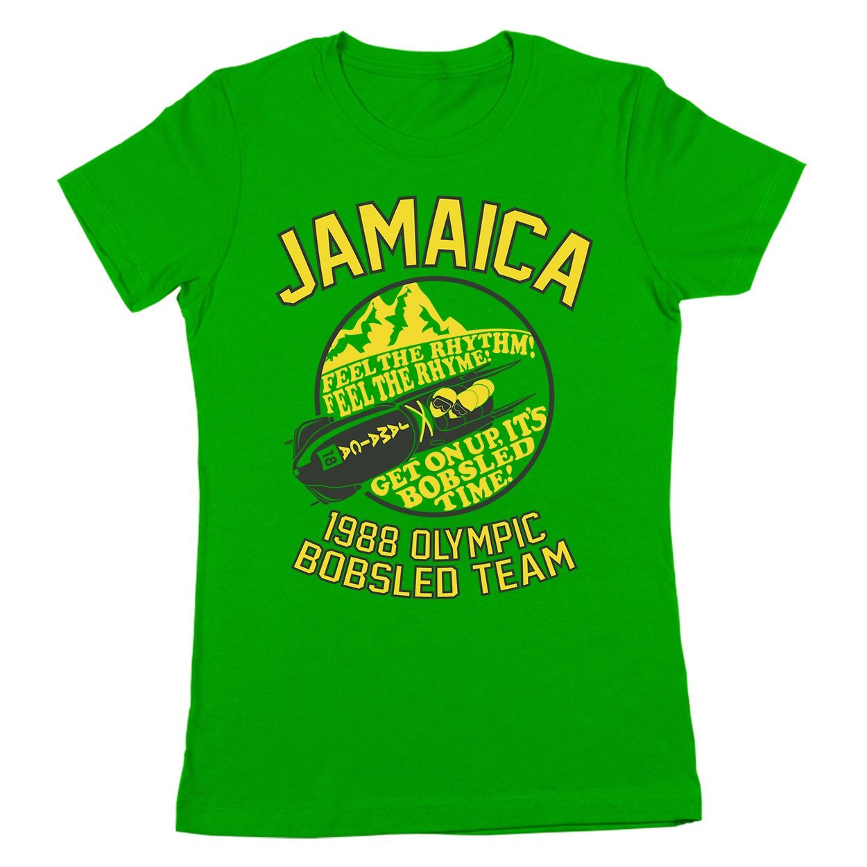 Jamaica 1988 Olympic Bobsled Team Women's Fit T-Shirt