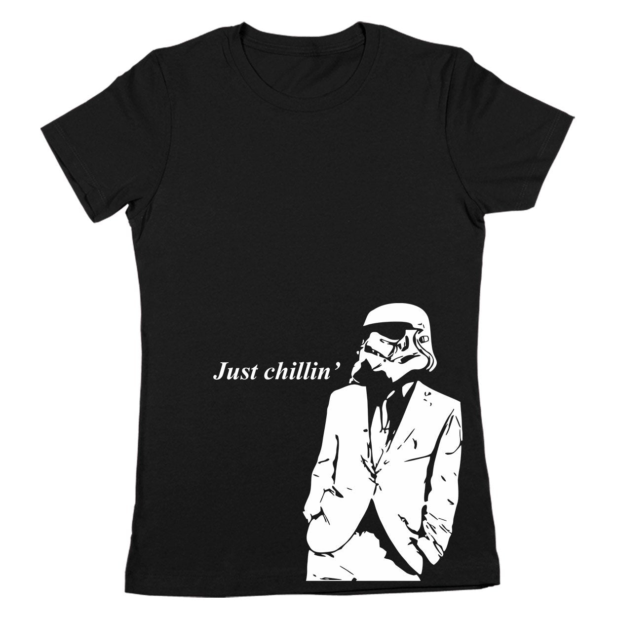 Just Chillin Stormtrooper Women's Fit T-Shirt