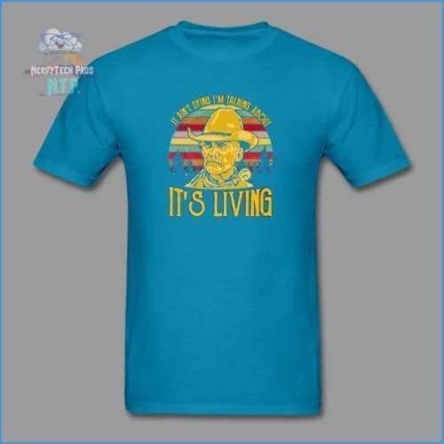 Lonesome Dove - turquoise / S - Mens T-Shirt