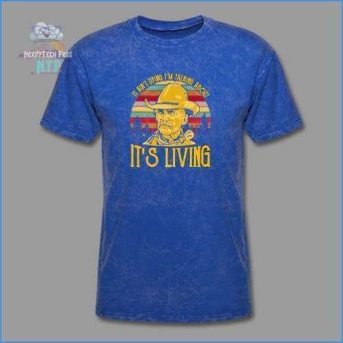 Lonesome Dove - mineral royal / S - Mens T-Shirt