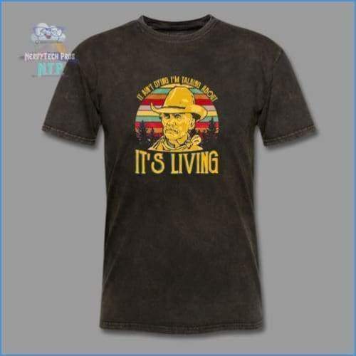 Lonesome Dove - mineral black / S - Mens T-Shirt