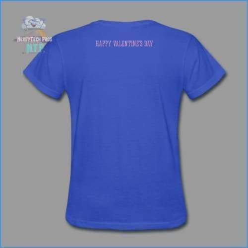 Love you to the Moon and Back - Valentines Premium Ladies Tee - royal blue / S - Womens T-Shirt