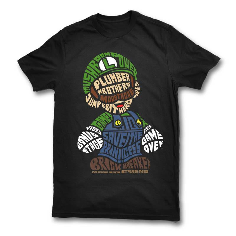 Luigi Typography Unisex T-Shirt
