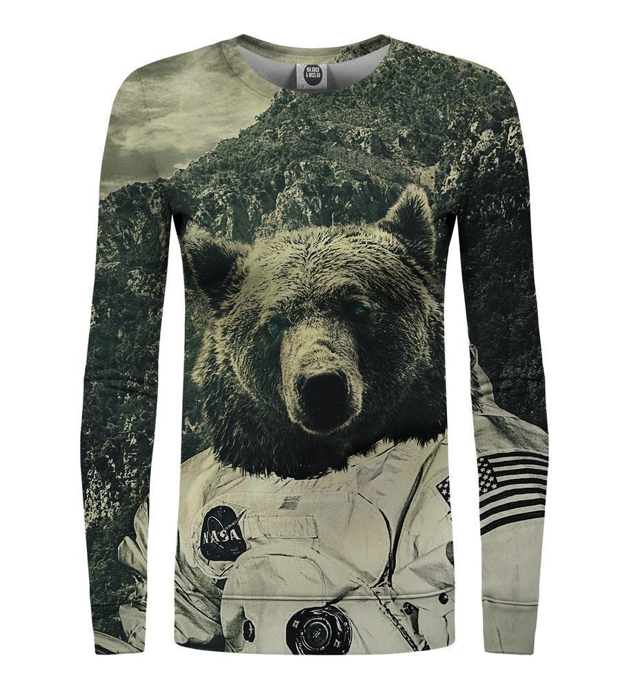 NASA bear womens sweater