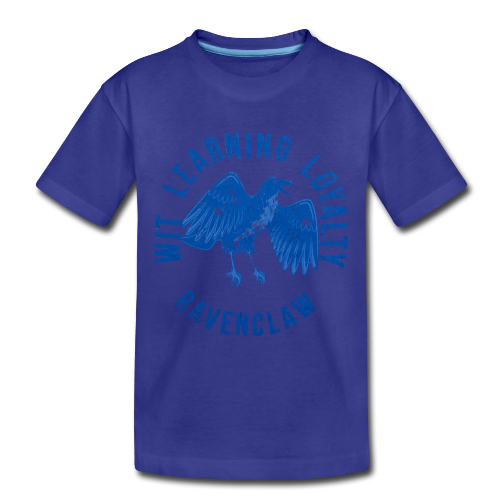 Ravenclaw pride- true to size-Kids' Premium T-Shirt - royal blue