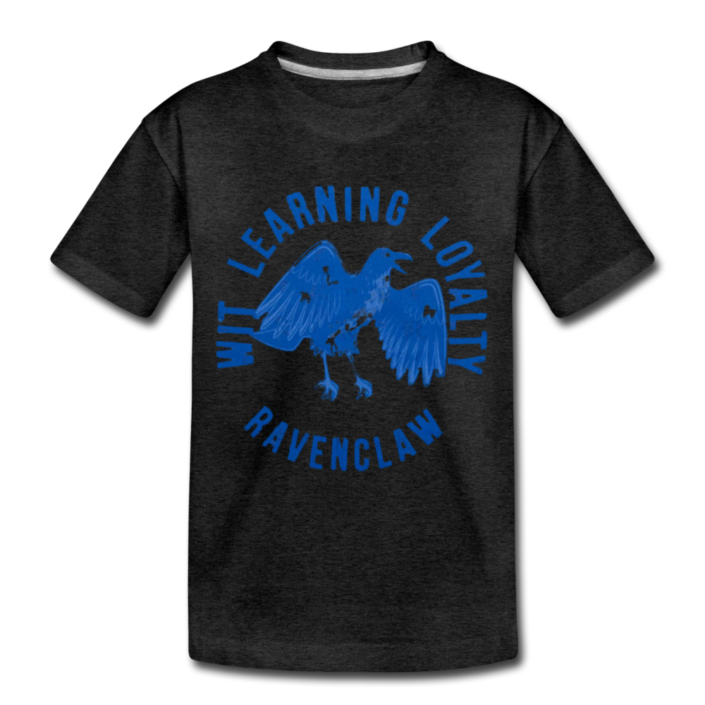 Ravenclaw pride- true to size-Kids' Premium T-Shirt - charcoal gray