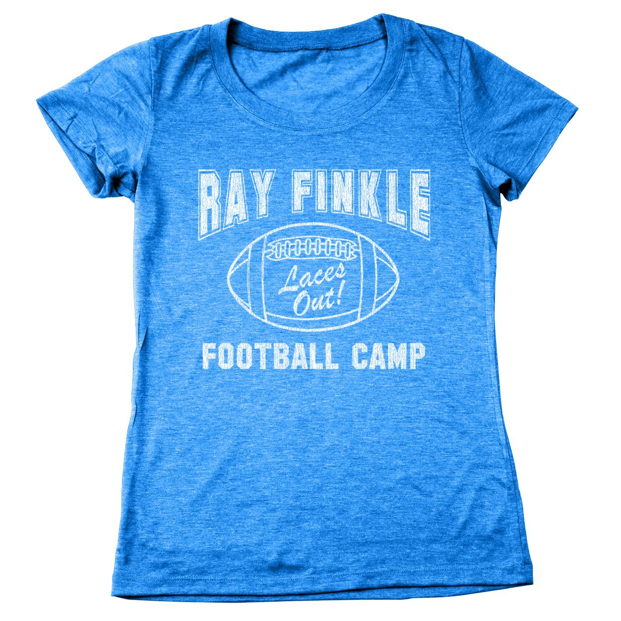 Ray Finkle Football Camp Laces Out Women's Relaxed Fit Tri-Blend T-Shirt