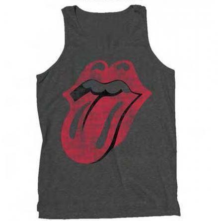 Rolling Stones | Distressed Tongue Tank Top