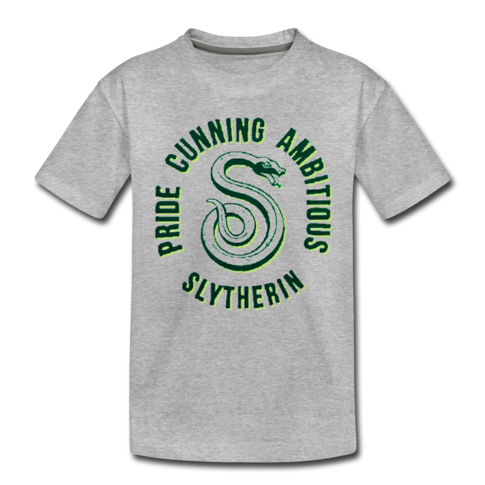 Slytherin pride- Kids' Premium T-Shirt - heather gray