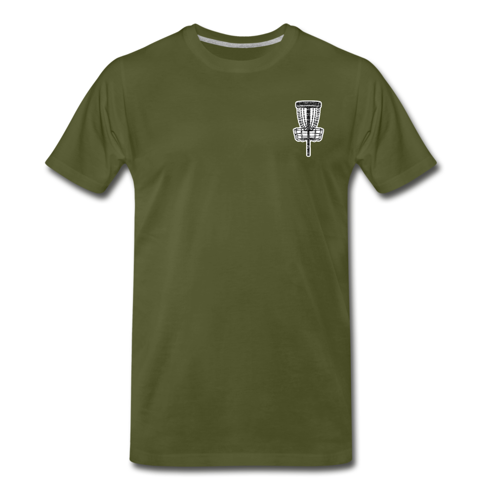 Throws Before Bros- Curved Logo-Unisex Premium T-Shirt - olive green