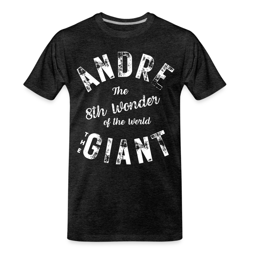 Andre The Giant The 8th Wonder Of The World T Shirt - charcoal grey