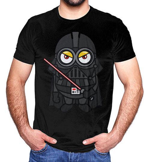 Star Wars Darth Minion Character Mashup T-shirt