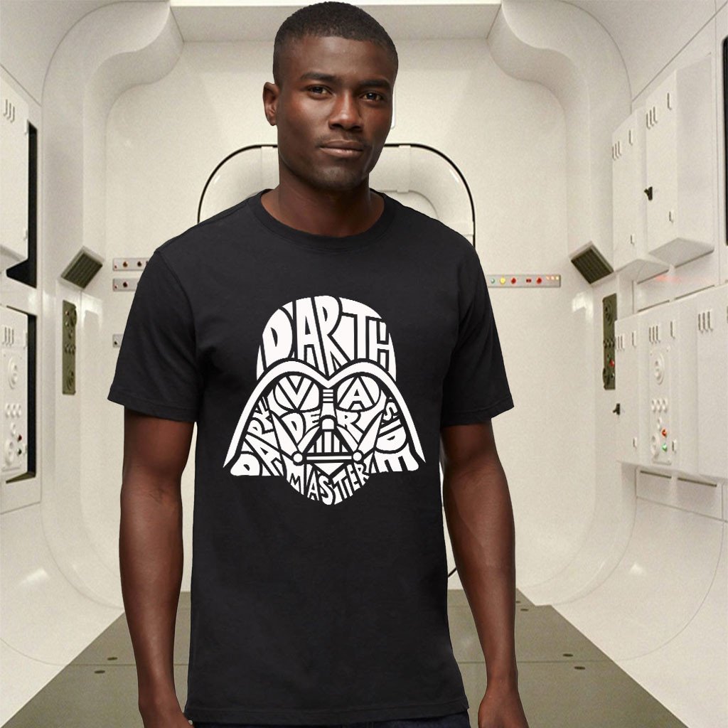 Star Wars Darth Vader Typography T-Shirt (Dark colors)
