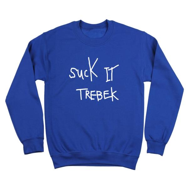 Suck It Trebek Crewneck Sweatshirt