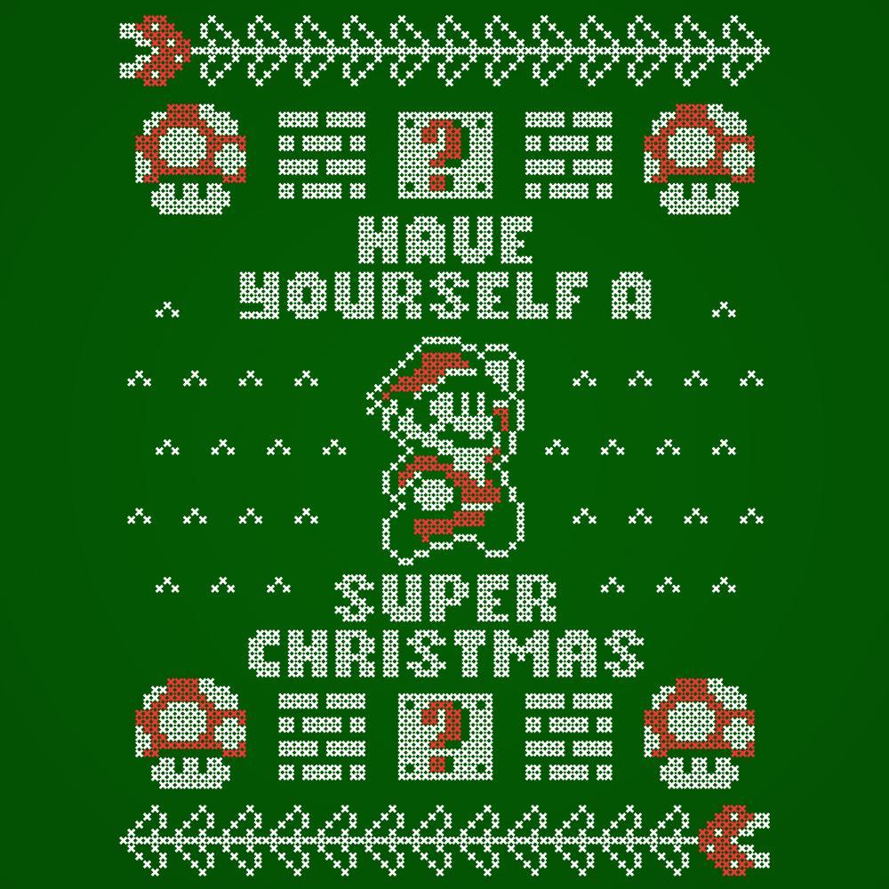 Super Merry Christmas Mario Bros Crewneck Sweatshirt