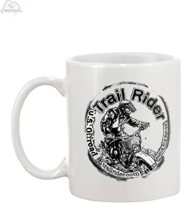 Trail Rider -11oz Ceramic Mug - White / 11OZ - Mugs