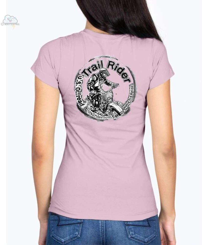 Trail Rider-Fruit of the Loom Ladies - V Neck Tee - Shirts