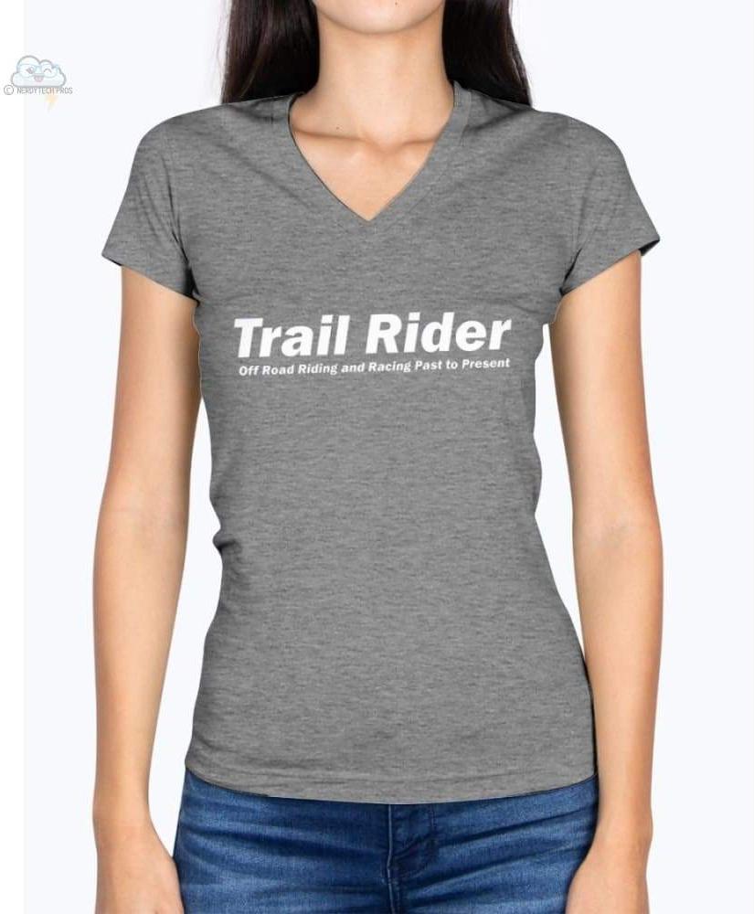 Trail Rider-Fruit of the Loom Ladies - V Neck Tee - Shirts