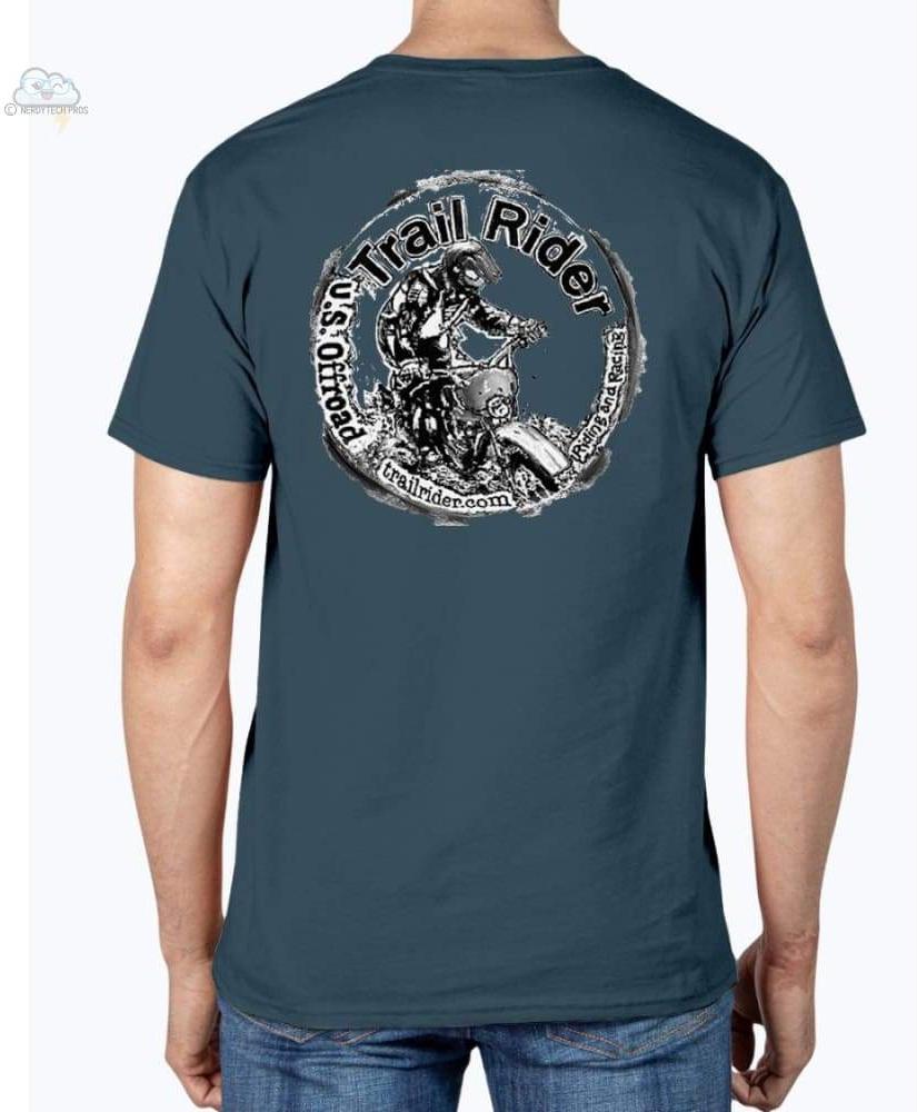 Trail Rider-Fruit of the Loom - Mens V-Neck T-Shirt - Shirts