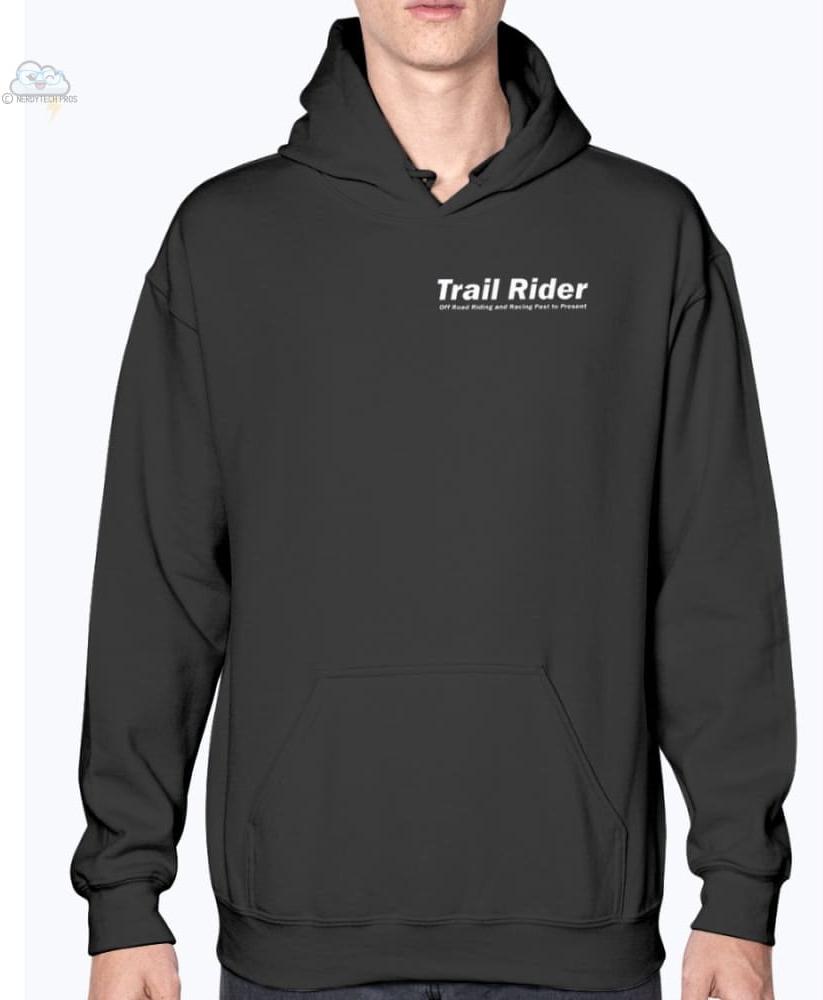 Trail Rider- Gildan- Hoodie - Black / S - Sweatshirts