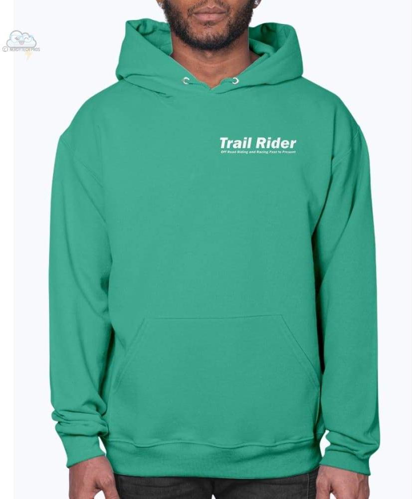 Trail Rider- Jerzees - Unisex Hoodie - Kelly Green / S - Sweatshirts