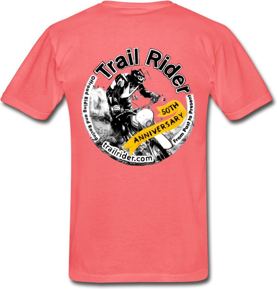 Trail Rider-Limited Edition- 50th Anniversary-Pocket Logo - coral