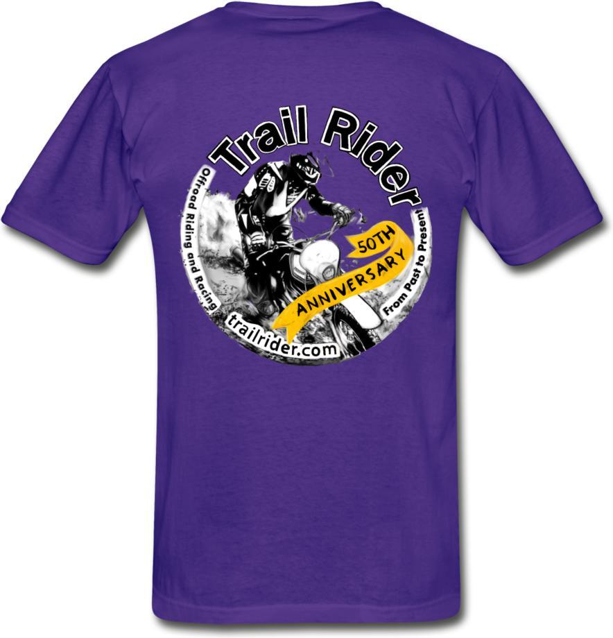 Trail Rider-Limited Edition- 50th Anniversary-Pocket Logo - purple