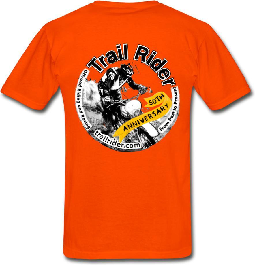 Trail Rider-Limited Edition- 50th Anniversary-Pocket Logo - orange