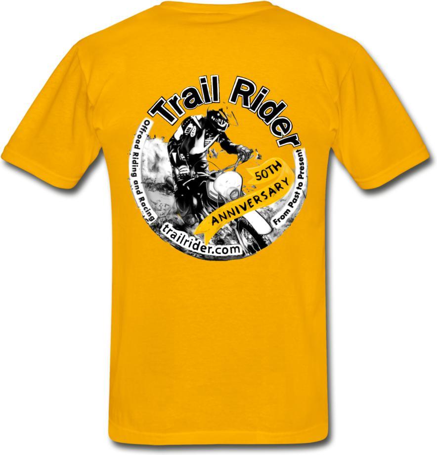 Trail Rider-Limited Edition- 50th Anniversary-Pocket Logo - gold