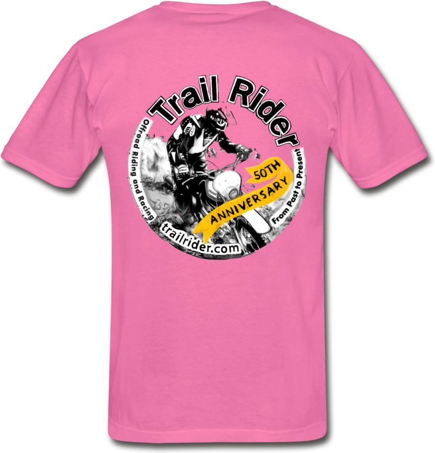 Trail Rider-Limited Edition- 50th Anniversary-Pocket Logo - hot pink